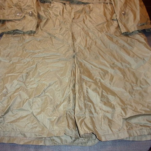 1974 VIETNAM ERA MEN'S sz36/REG NYLON TAUPE SHADE 179 ARMY USMC RAINCOAT SV 678 - Picture 9 of 12